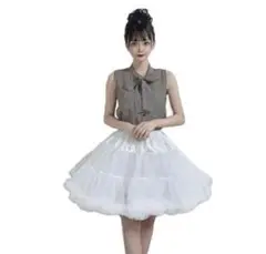 Mylala 超ボリューム ホワイト　パニエ