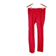 【海外古着】　赤色スキニーパンツ 28/6 カジュアル