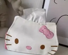新品未使用　ハローキティ ティッシュボックスカバー