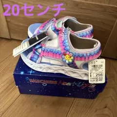 スケッチャーズ　ハートライト　光るサンダル　20センチのサムネイル