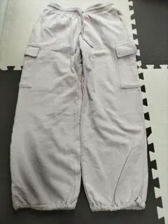 ユニクロ　スウェットカーゴパンツ　ピンク　M