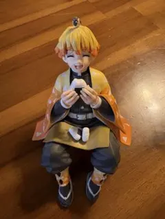 鬼滅の刃　我妻善逸　ちょこのせ　フィギュア