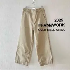 2025 FRAMeWORK OVER SIZED CHINOパンツ
