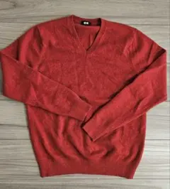 新品未使用 美品 Mサイズ ユニクロ カシミヤ Vネック カシミア UNIQLO
