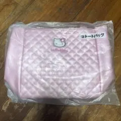 Hello Kitty キルティング トートバッグ ピンクのサムネイル
