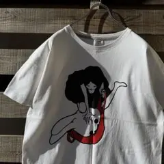 00s キューン Tシャツ 白 アートグラフィック うさぎ キャラクターのサムネイル