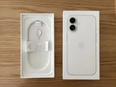 Apple iPhone16ホワイト SIMピン付き