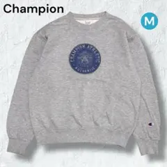 チャンピオン スウェット M グレー 裏起毛 サークルロゴ ゆるだぼ 90s