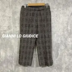 GIANNI LO GIUDICE グレンチェックパンツ　裏地あり　日本製　36のサムネイル