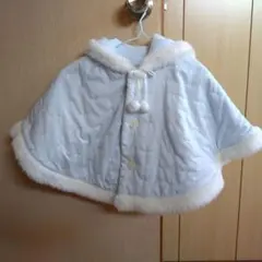 ポンチョ型コート　赤ちゃんの城　60cm〜90cm