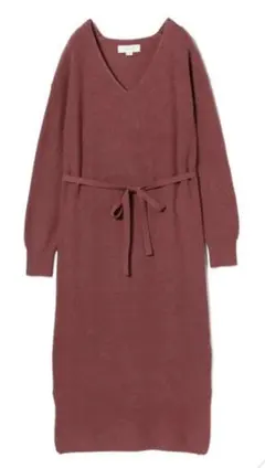 ビーミング by ビームス　アンゴラ混カタアゼ　ニット　ワンピース