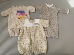 カバーオール　50〜70センチ　3枚