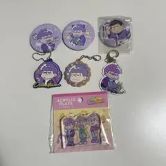 おそ松さん キャンドゥ 一松 ストラップ 缶バッジ アクリル