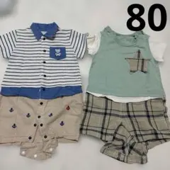 ブランシェス 80 ロンパース