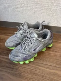 NIKE WMNS SHOX TL 24.5cm シルバー ライム