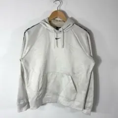 NIKE パーカー ホワイト スモールスウッシュ SS レディース 古着