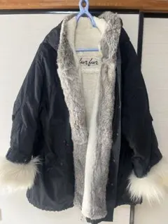 furfur ファーファー　ファーコート　モッズコート　ラビットファーのサムネイル