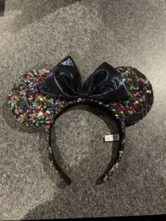 ミニーマウス風カチューシャ（スパンコール）