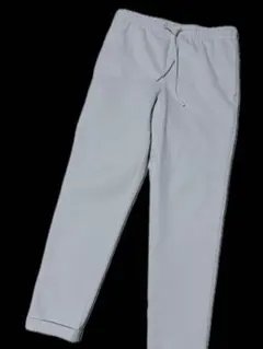 ZARA メンズ ホワイト ジョガーパンツ S 楽パン ウエストゴム