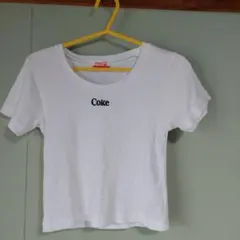 Coca-Cola Cokeロゴ刺繍Tシャツ