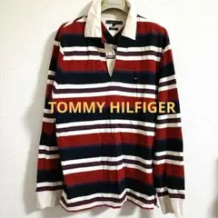 TOMMY HILFIGER カジュアルフィット ポロシャツ M　ラガーシャツ