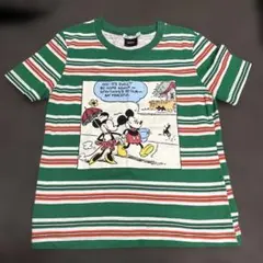 ZARA Disney ミッキー＆ミニー ボーダーTシャツのサムネイル
