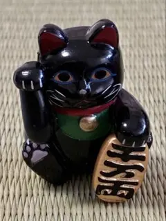 黒猫 招き猫 置物 インテリア