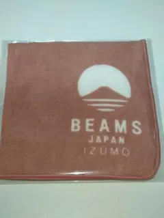 BEAMS JAPAN　IZUMO限定　 タオルハンカチ　ピンク