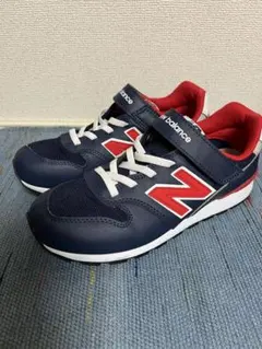 キッズnew balance 996 ネイビー/レッド スニーカー24.0cm