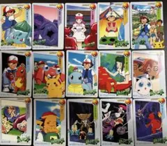 バンダイ 1998 ポケモンカードダス アニメコレクション 15枚セット