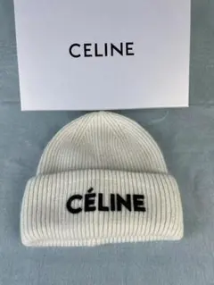 CELINE セリーヌ　エディ　スリマン ビーニーニット帽　朝までセール中 2025年最新】セリーヌ ニット帽の人気アイテム - メルカリ