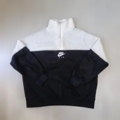 Nike ハーフジップ フリースジャケット Fサイズ　もこもこ