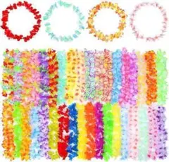 ハワイアンレイ 36本セット ハイビスカス飾り