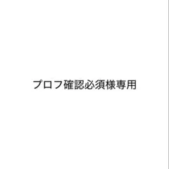プロフ確認必須様専用