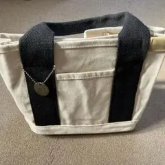 未使用 仕切りミニトートバッグ