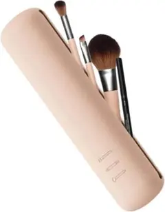 メイクブラシケース 化粧ブラシ 持ち運び 携帯用 シリコンケース