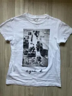 【agnès b. 】アニエスベー　アダムエロペ グラフィックプリント Tシャツ