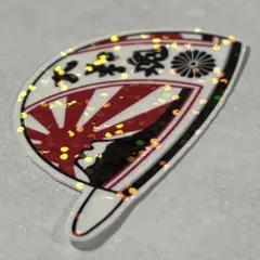 コルク半　日章　大和魂 ラメ 富士日章 コルク半 ヘルメット 大和魂 桜の通販 by paint