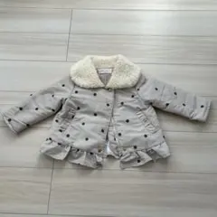 WILL MERY ダウンコート 100cm ベージュ ドット