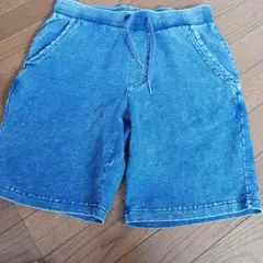 GU　デニムブルー Sサイズ ショートパンツ