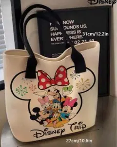 Disney チャック付きトートバッグ