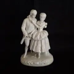 マイセン人形　　ぶどう狩りの恋人と羊 ✤マイセン(Meissen)フィギュリン✤『羊飼いの恋人』A 美術品