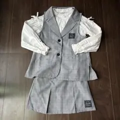 ALGY チェック柄スーツ 140cm　3点セット