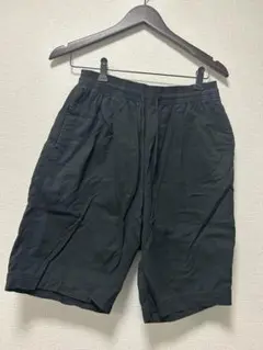 黒 ゴムウエスト ショートパンツ L