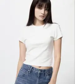 クルーネックTシャツ ホワイト ミニT