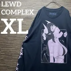 LEWD COMPLEX ロンT 袖プリ アニメキャラ エロ　Y2K 映画のサムネイル