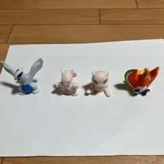 ポケモン 指人形 ルギア ミュウ ミュウツー ホウオウ 4体セット
