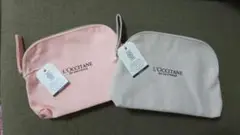 L'OCCITANE　ロクシタン　 ポーチ 2個セット ピンク グレー