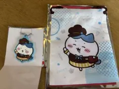 ちいかわ　ココス　ハチワレ（ラバーキーホルダー＆巾着）