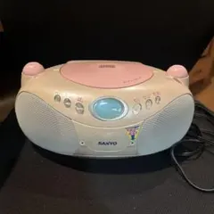 SANYO CDラジカセ 本体 ピンクのサムネイル